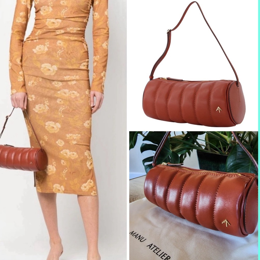 Manu atelier Padded Cylinder Bag